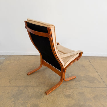 Vintage Siesta Lounge Chair in Suede