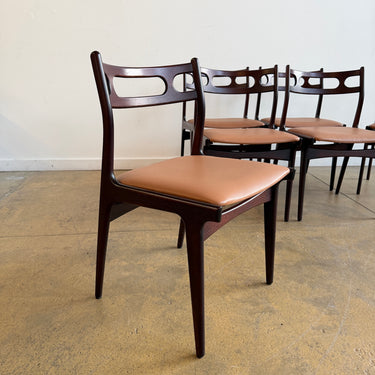 Danish Modern Johannes Andersen Model 138 Rosewood Chairs by Uldum Møbelfabrik