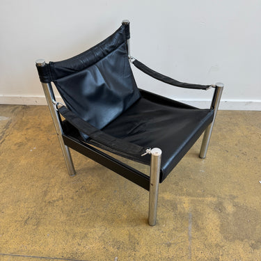 Vintage Börje Johanson Safari Chair for Johanson Design, Sweden, 1970s (Two Available)