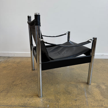 Vintage Börje Johanson Safari Chair for Johanson Design, Sweden, 1970s (Two Available)