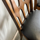 MCM Broyhill Brasilia Walnut Set of 8 Dining Chairs (Retail $6000)