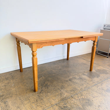 Danish Modern Henning Kjærnulf Oak Expandable Dining Table