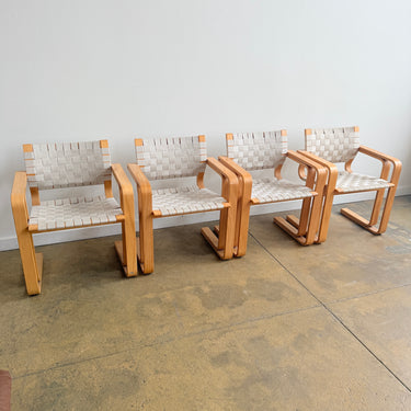 Danish Modern Magnus Olesen Model 5531 Chairs by Rud Thygesen & Johnny Sørensen