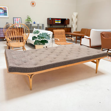 Rare! Bruno Mathsson Birch Daybed for Karl Mathsson (Free Upholstery)