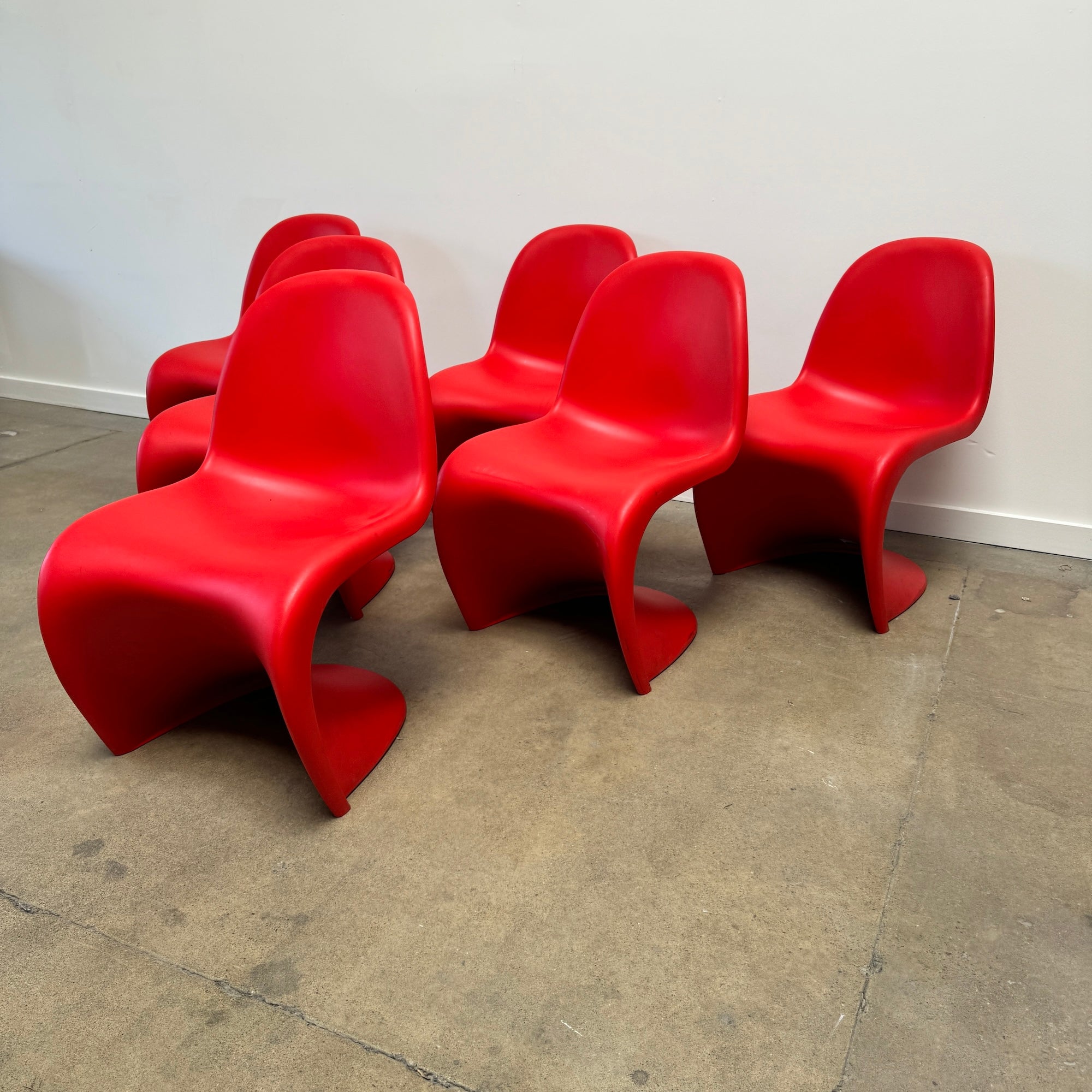 Stackable Panton Authentic! Vitra Verner Panton Stacking Chairs – enliven mart