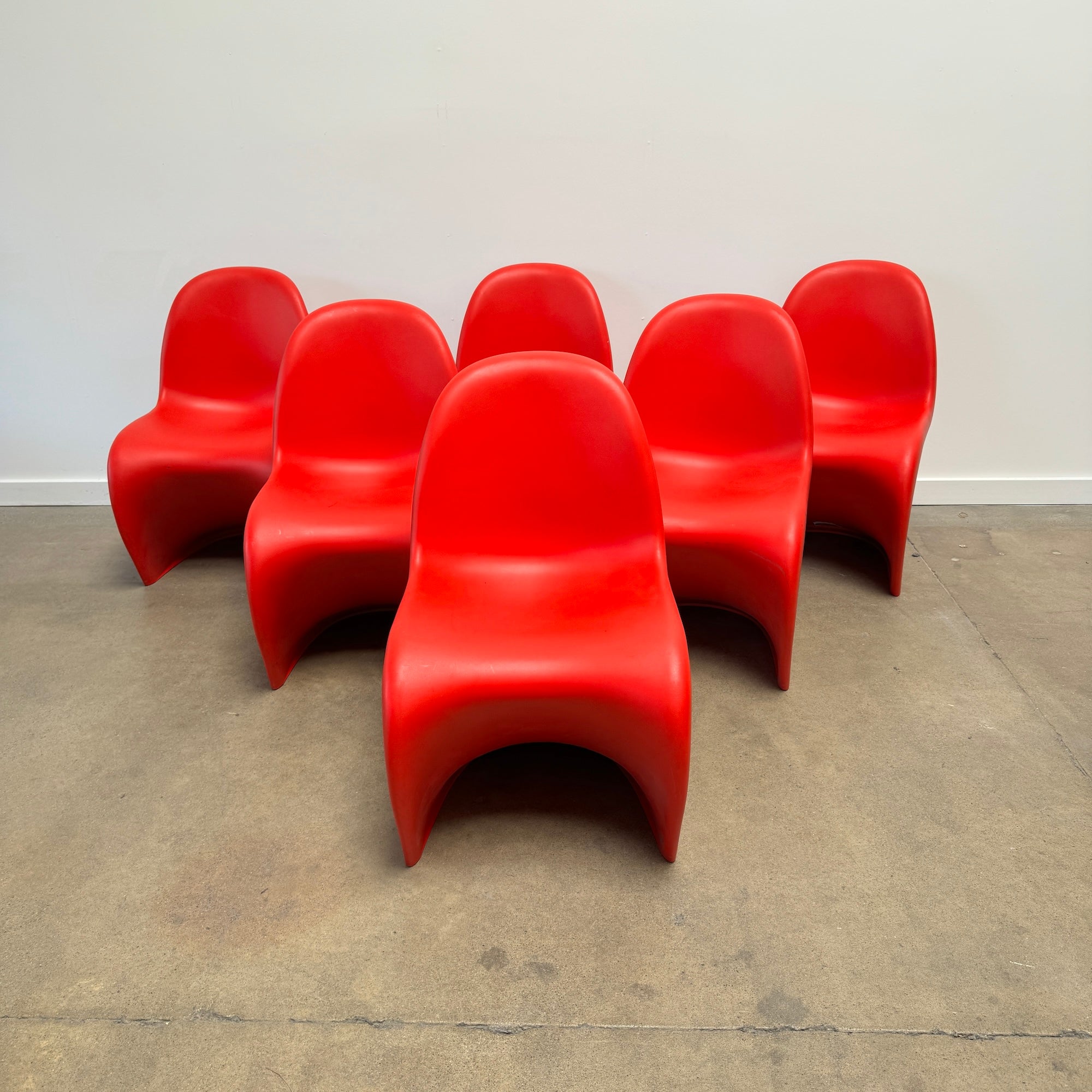 Stackable Panton Authentic! Vitra Verner Panton Stacking Chairs – enliven mart