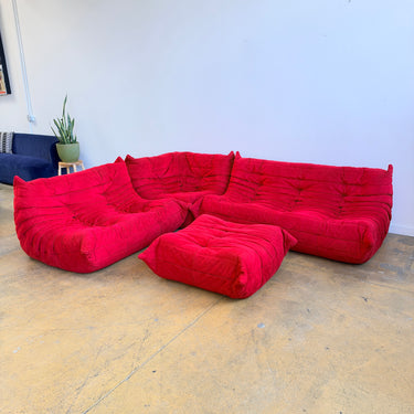 Ligne Roset Togo 4 Piece Modular Seating by Michel Ducaroy