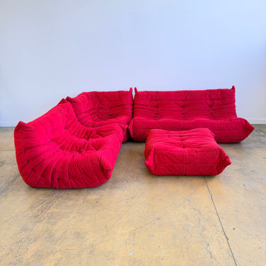 Ligne Roset Togo 4 Piece Modular Seating by Michel Ducaroy