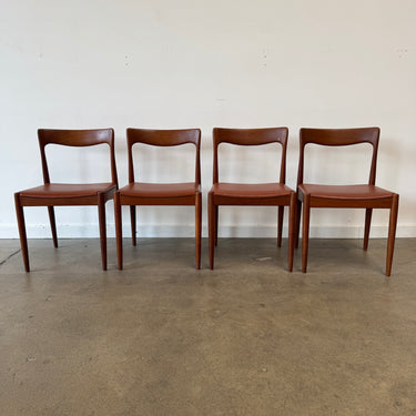 Danish Modern Arne Vodder for Vamo Sønderborg – Set of 4 Teak Dining Chairs, 1960s