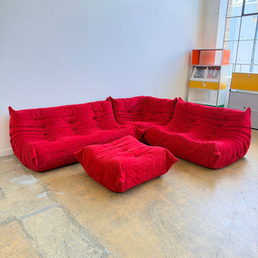 Ligne Roset Togo 4 Piece Modular Seating by Michel Ducaroy