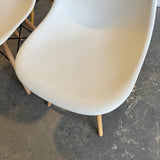 Authentic Herman Miller set of 6 Eames plastic molded chairs