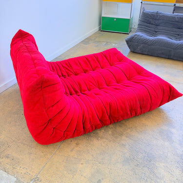 Ligne Roset Togo Chaise Seating Alcantara Fabric