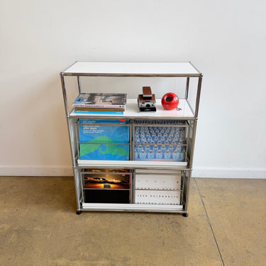 USM Haller 1X3 Record Storage - Pure White