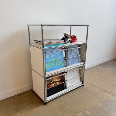 USM Haller 1X3 Record Storage - Pure White