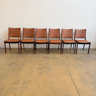 Danish Modern Johannes Andersen Rosewood chairs for Uldum Mobelfabrik.