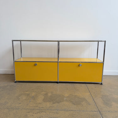 USM Haller 2X2 Media Console - Golden Yellow