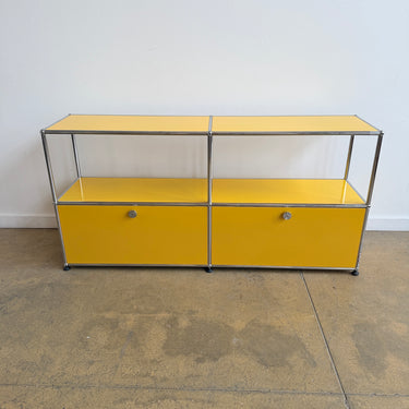 USM Haller 2X2 Media Console - Golden Yellow