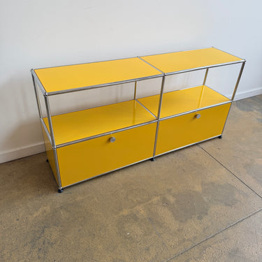 USM Haller 2X2 Media Console - Golden Yellow