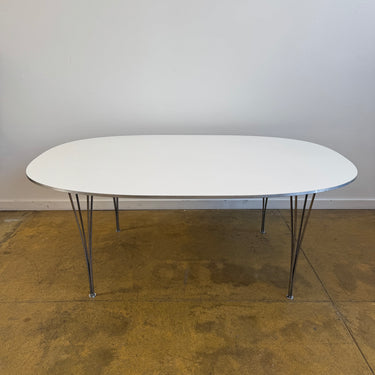 Frtiz Hansen Oval Dining Table by Piet Hein, Bruno Mathsson & Arne Jacobsen