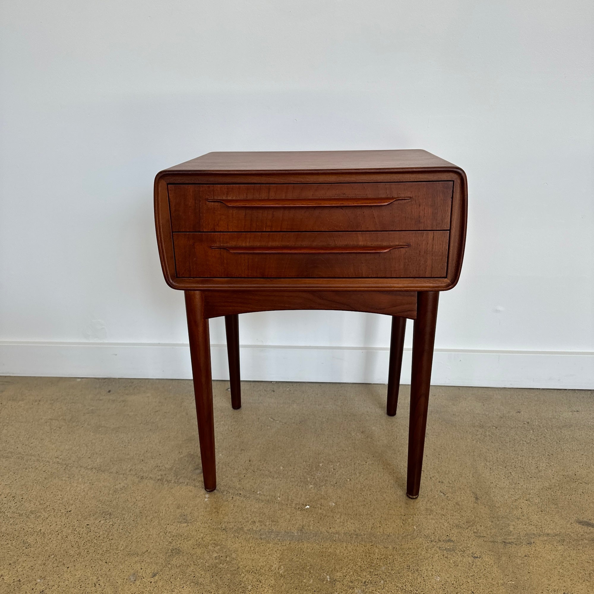Danish Modern Bedside Table in Teak by Johannes Andersen for CFC Silkeborg