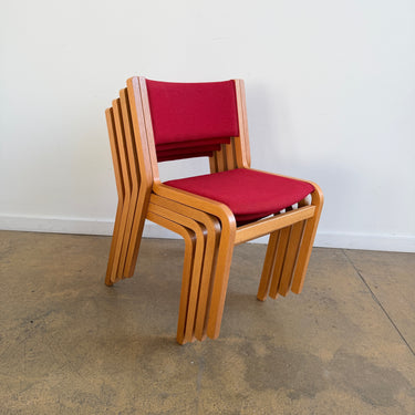 Danish Modern Magnus Olesen Upholstered 45-Series Dining Chairs