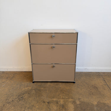 USM Haller Tall Storage 1X3 - Beige