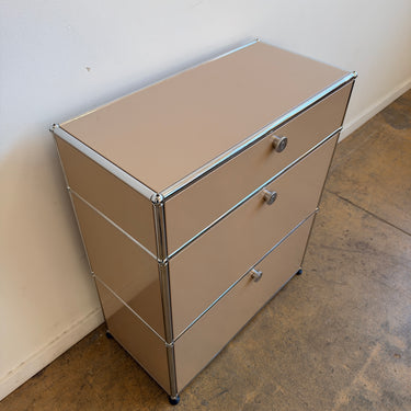 USM Haller Tall Storage 1X3 - Beige