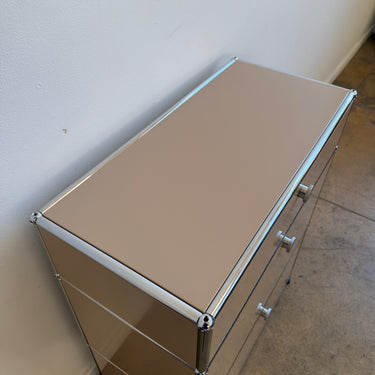 USM Haller Tall Storage 1X3 - Beige