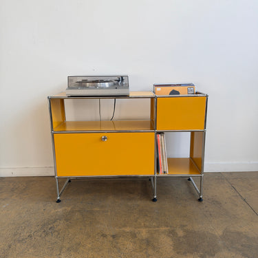 USM Haller Vinyl Record Storage 44 - Golden Yellow