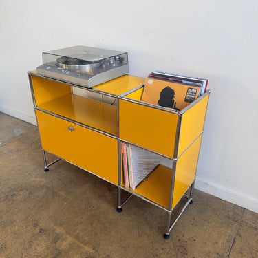 USM Haller Vinyl Record Storage 44 - Golden Yellow