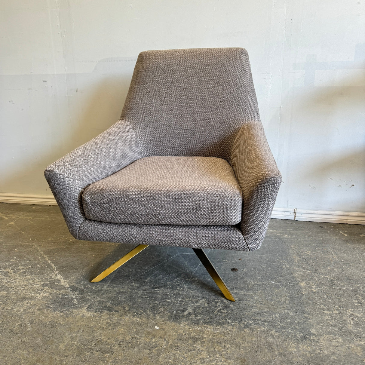Article Mid Century style spin swivel chair