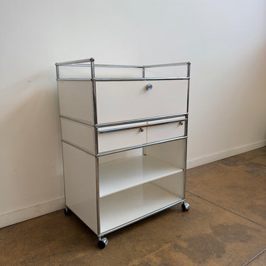USM Haller 1X4 Coffee Station - Pure White