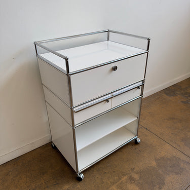 USM Haller 1X4 Coffee Station - Pure White