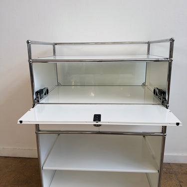 USM Haller 1X4 Coffee Station - Pure White