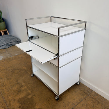 USM Haller 1X4 Coffee Station - Pure White