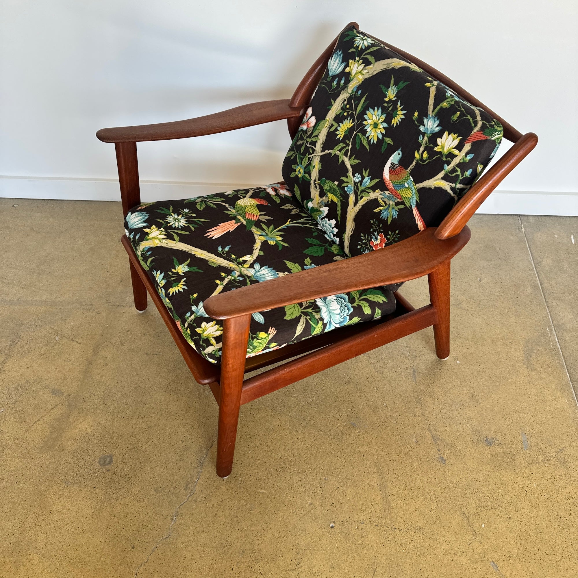 Danish Modern Teak sculpture chair