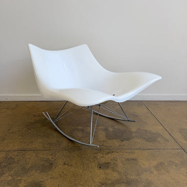 Fredericia Furniture Stingray Rocking Chair by Thomas Pedersen - White