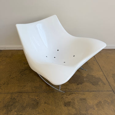 Fredericia Furniture Stingray Rocking Chair by Thomas Pedersen - White