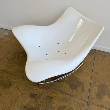 Fredericia Furniture Stingray Rocking Chair by Thomas Pedersen - White