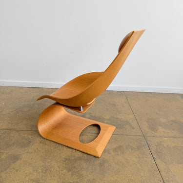 Tadao Ando Oakwood "Dream Chair" by Carl Hansen & Son