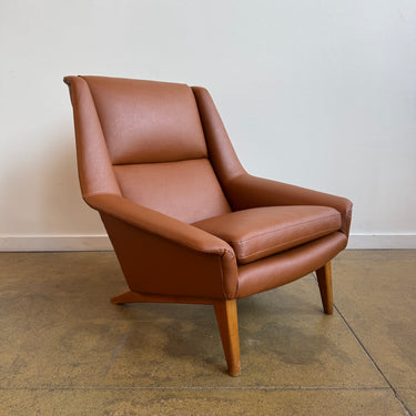 Danish Modern Folke Ohlsson for Fritz Hansen Lounge Chair (Newly Upholstered)
