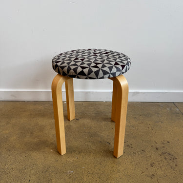 Artek Maharam Velvet Aalto Stool 60 (New Upholstery)