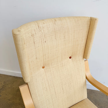 Alvar Aalto Model 401 Armchair for Artek - Woven Rattan Upholstery