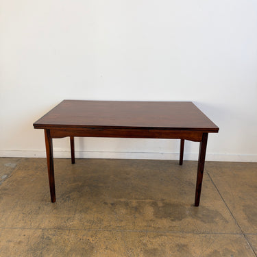 Danish Modern Brazilian Rosewood Extension Dining Table by Skovby