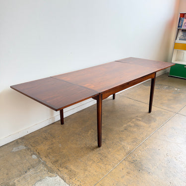 Danish Modern Brazilian Rosewood Extension Dining Table by Skovby
