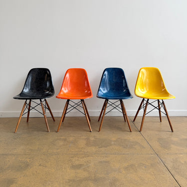 Vintage Herman Miller Eames Molded Fiberglass Chairs