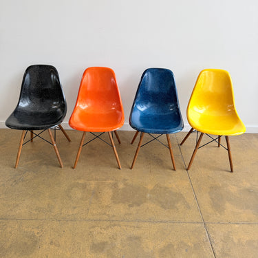 Vintage Herman Miller Eames Molded Fiberglass Chairs