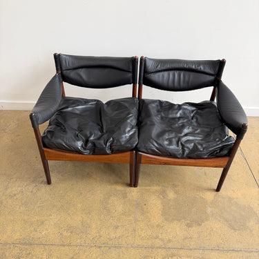 Danish Modern Kristian Solmer Vedel “Modus” Rosewood Settee