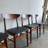 Danish Set of 4 Teak dining chairs by Farstrup MØBLER, 1960S