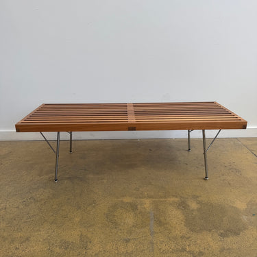 Herman Miller George Nelson Platform Bench with Metal Base